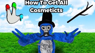 How to get All Cosmetics In Gorilla Tag