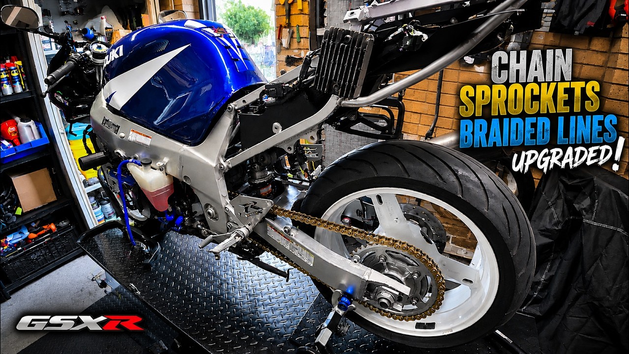 Giving My K3 GSXR Some Much Needed Upgrades! Chain and Sprocket Installation