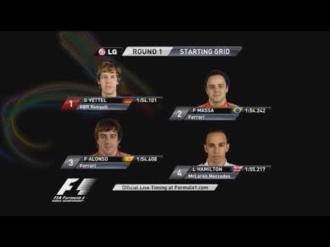 F1 2010: Bahrain Grand Prix (Race Highlights)