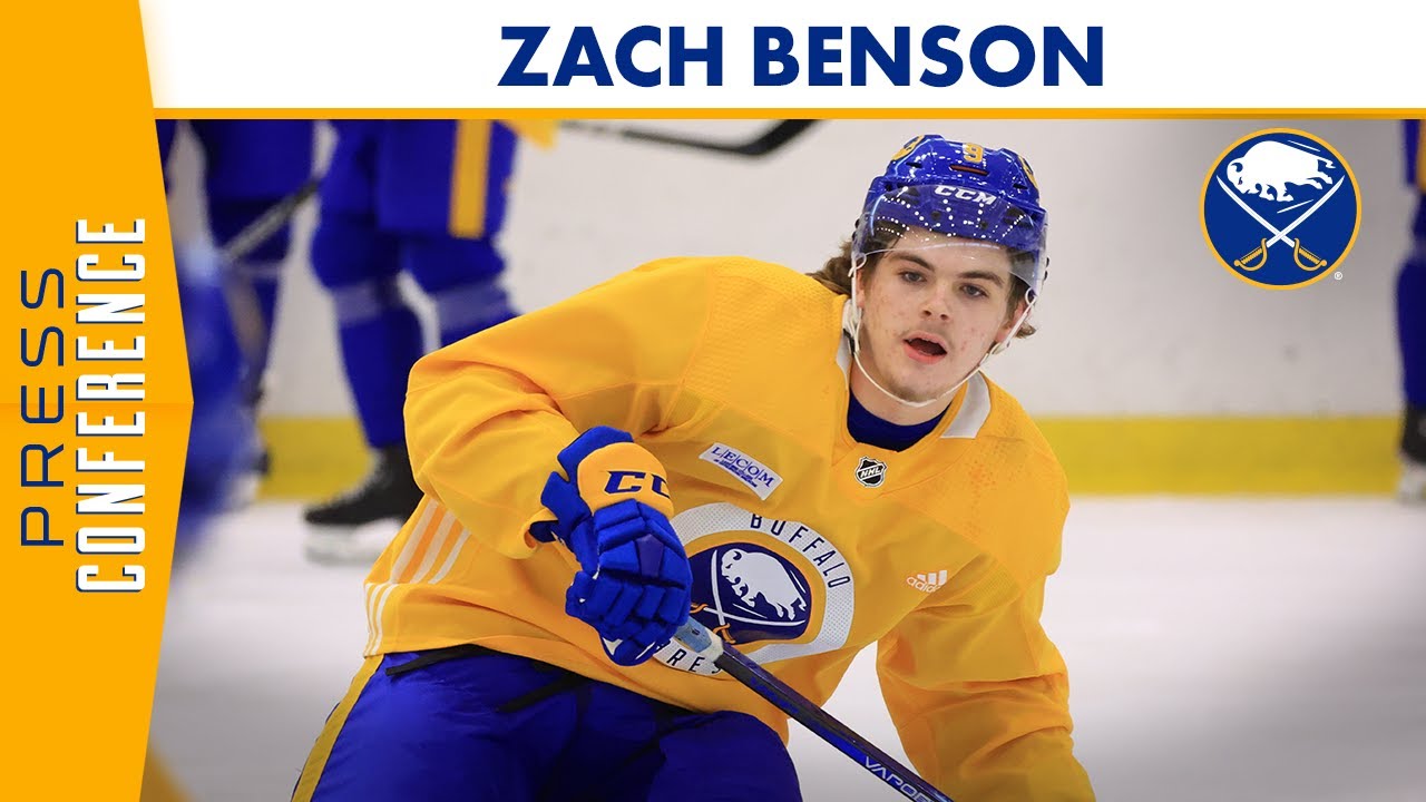 Sabres sign first-round pick Zach Benson to three-year deal