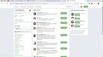 Demonstration - Using Twitter Lists