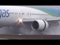 Посадка Боинг 767 TQ "Пегас" Споттинг Белгород 13.03.2016 г.