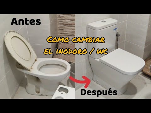 El camarero Lío Bendecir Como cambiar el inodoro / wc | BRICOS JUNA - YouTube