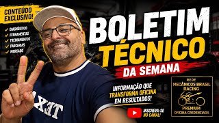 BOLETIM TÉCNICO DA SEMANA | Diagnóstico, TEXA, Chão de Oficina, Ferramentas e Mercado de Motos