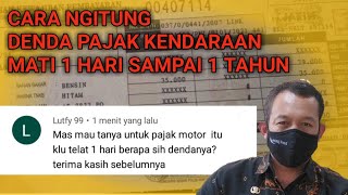 DENDA PAJAK KENDARAAN YANG TELAT 1 HARI