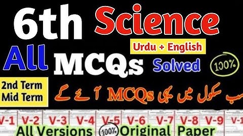 Class 6th Science Paper School Based Assessment 2024 | SBA 2nd term paper 6th Class | PEC Grade 6th