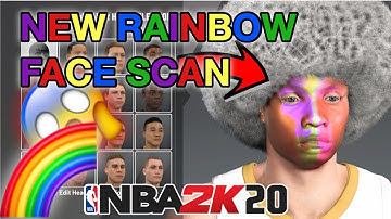 *NEW* RainBow 🌈 Face Scan Glitch Nba2k20 How To Get Color Changing Face Nba2k20 Glitch😱