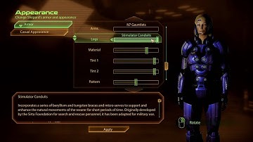 Mass Effect 2 (HD) Gameplay - Customize Armor