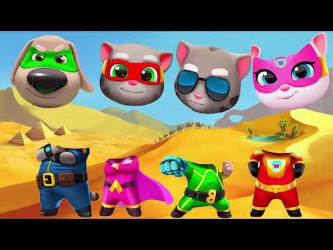 Wrong Heads talking tom | talking tom - talking tom hero - talking tom angela - talking hank Ep5