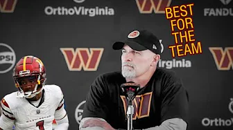 DAN QUINN SPEAKS ON WHY THE WASHINGTON COMMANDERS TRADED JAHAN DOTSON “WE DID WHAT WAS BEST FOR US”👀 thumbnail