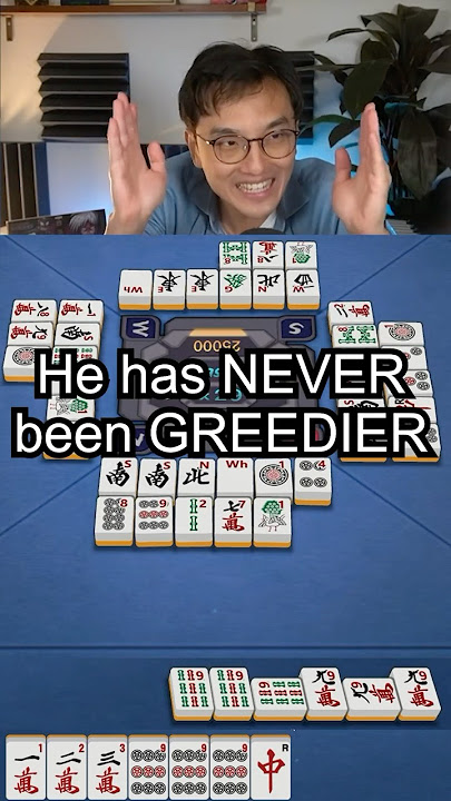 The GREEDIEST Mahjong Player You’ve Ever Seen #riichimahjong #mahjongsoul #gaming #streamer
