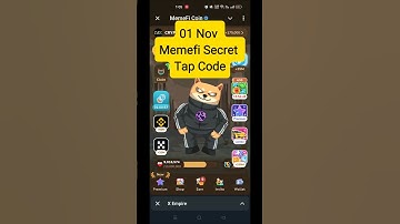 Memefi Secret Code 01 Nov  | Memefi daily combo Reward Today| Memefi Daily Coin Code Today Nov 01