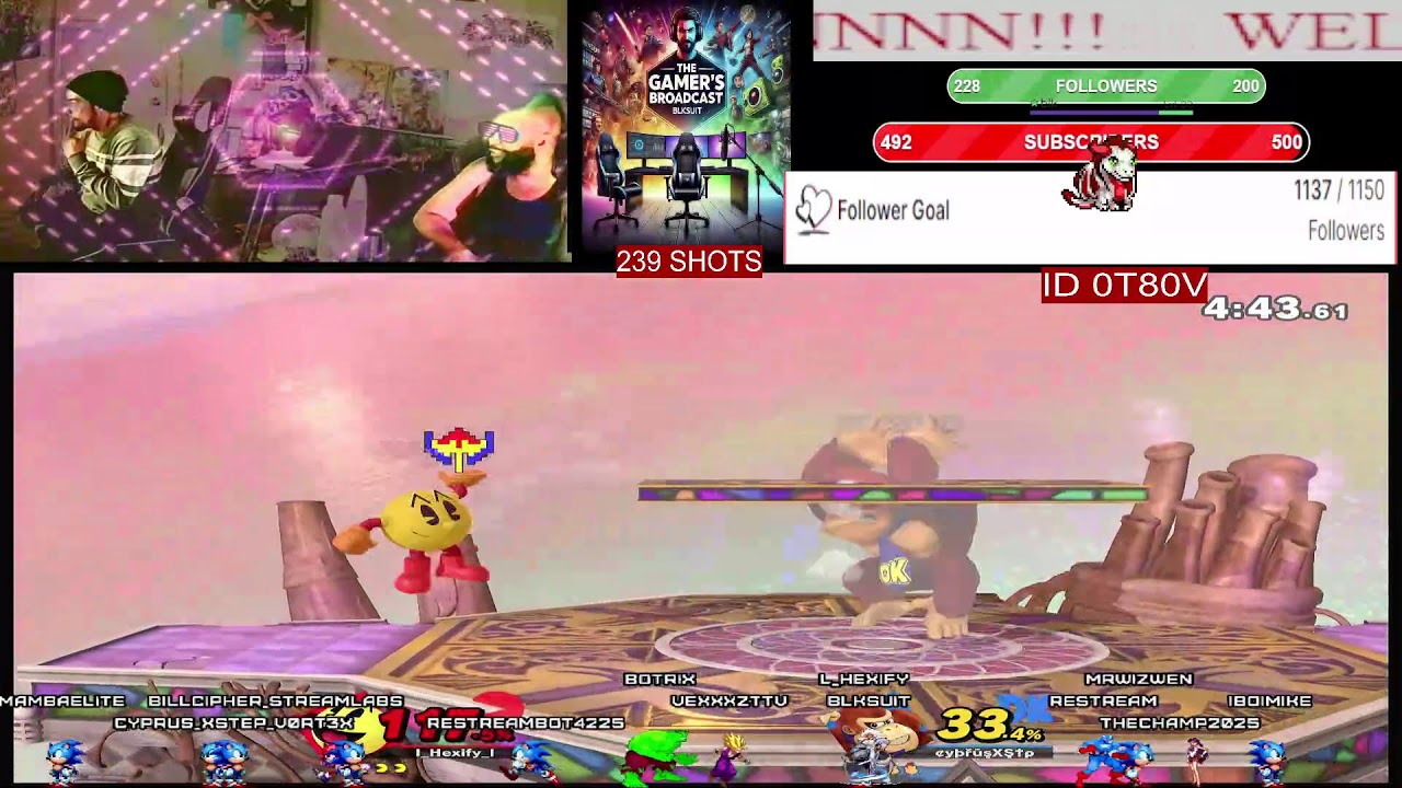 BLKSUIT BDAY STREAM! WELCOME IN!  S4, CH.4, EP.7 SATURDAY EVENING SMASH SHOW! WELCOME!