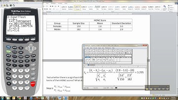 Ch 11.2 - Part 1 of 2 - Math 133 TI-83/84
