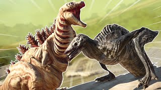 KAMATA-KUN (Shin Godzilla 2) vs SKULLCRAWLERS!! - Jurassic World Evolution (蒲田くん \/ ゴジラ mod)