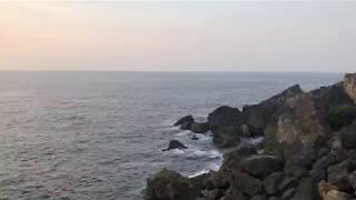 小琉球の落日亭から見る夕陽