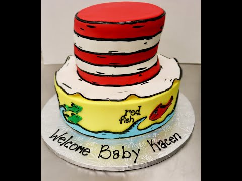 dr.-seuss-cake|-first-voiceover--*cat-in-the-hat-&-one-fish,-two-fish,-red-fish,--blue-fish*