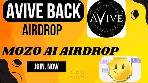 Avive Airdrop Back // Second  Airdrop Mozo Ai Airdrop Telegram join Now #avive #newcryptomining