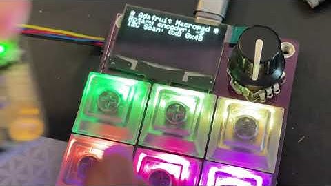 Adafruit Macropad RP2040 bring-up test