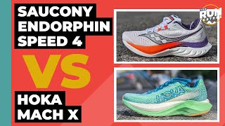 Saucony Endorphin Speed 4 Vs Hoka Mach X | Which super trainer gets our vote?