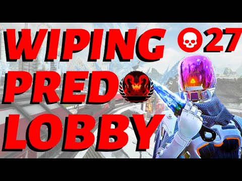 WIPING PREDATOR LOBBY (APEX LEGENDS PC w/ CONTROLLER) - YouTube