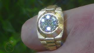 rolex ring 14k