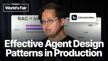Effective agent design patterns in production — Laurie Voss, LlamaIndex