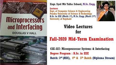Lecture 07 CSE 327 Microprocessor Systems and Interfacing