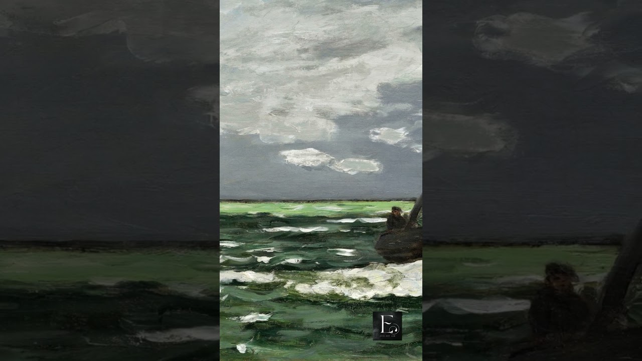 Monet's Raw Ocean