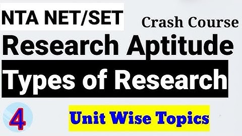 NTA NET/SET सेट Crash Course Research Aptitude !! Unit Wise Topics Part 4 !! मराठी भाषेत !