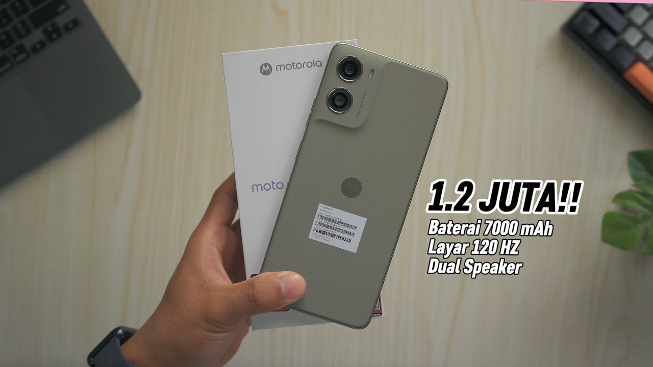 Harga 1.3 JUTA Baterai 7000 mAh! 🔥 Unboxing & Camera Test Motorola Moto G06 POWER!