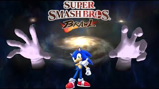 Sonic vs Master Hand & Crazy Hand - Super Smash Bros Brawl