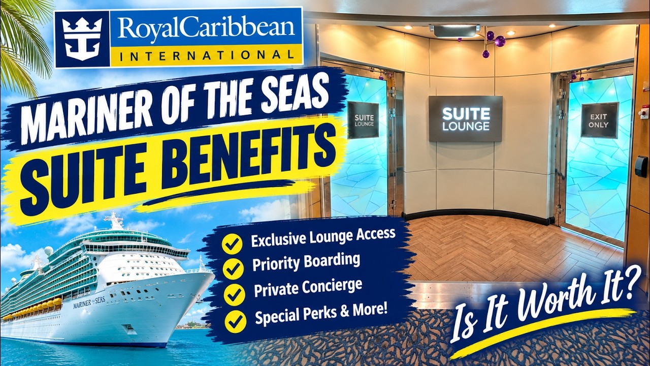 Mariner of The Seas Suite Benefits...Is It Worth It? #royalcaribbean #cruise #vacation #travel