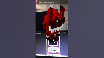 Here’s the augmented voxel art of #teq63 #bulletpunknetworkfans #voxelartist