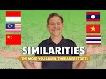 Amazing similarities among chinese vietnamese thai lao indonesian  malay learn languages