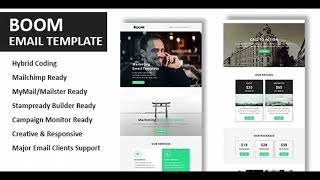 Boom - Multipurpose Responsive Email Template With Online StampReady Builder Access | Themeforest