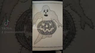 Halloween Dot to Dot Coloring Art
