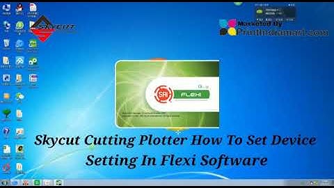 HOW TO SET DEVICE SETTING IN FLEXI SOFTWARE FOR SKYCUT CUTTING PLOTTER