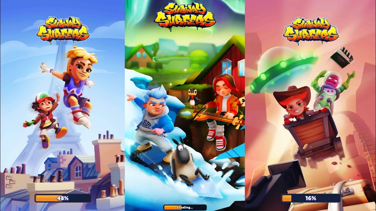 Subway Surfers : Paris Summer Games 2024 vs Hollywood 2024 vs Iceland 🧊🏔️
