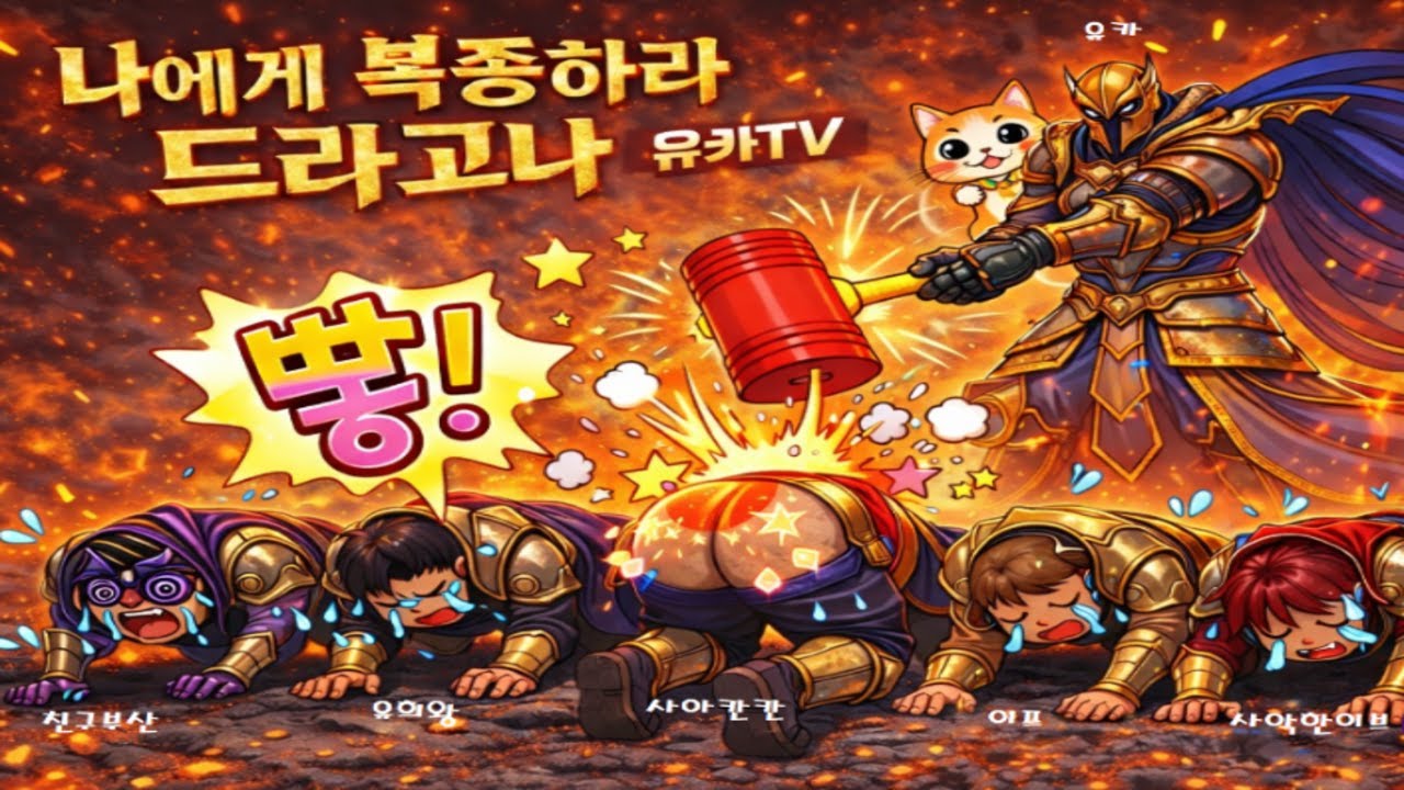 뮤 모나크 꼬장왕 유카 라이브 방송