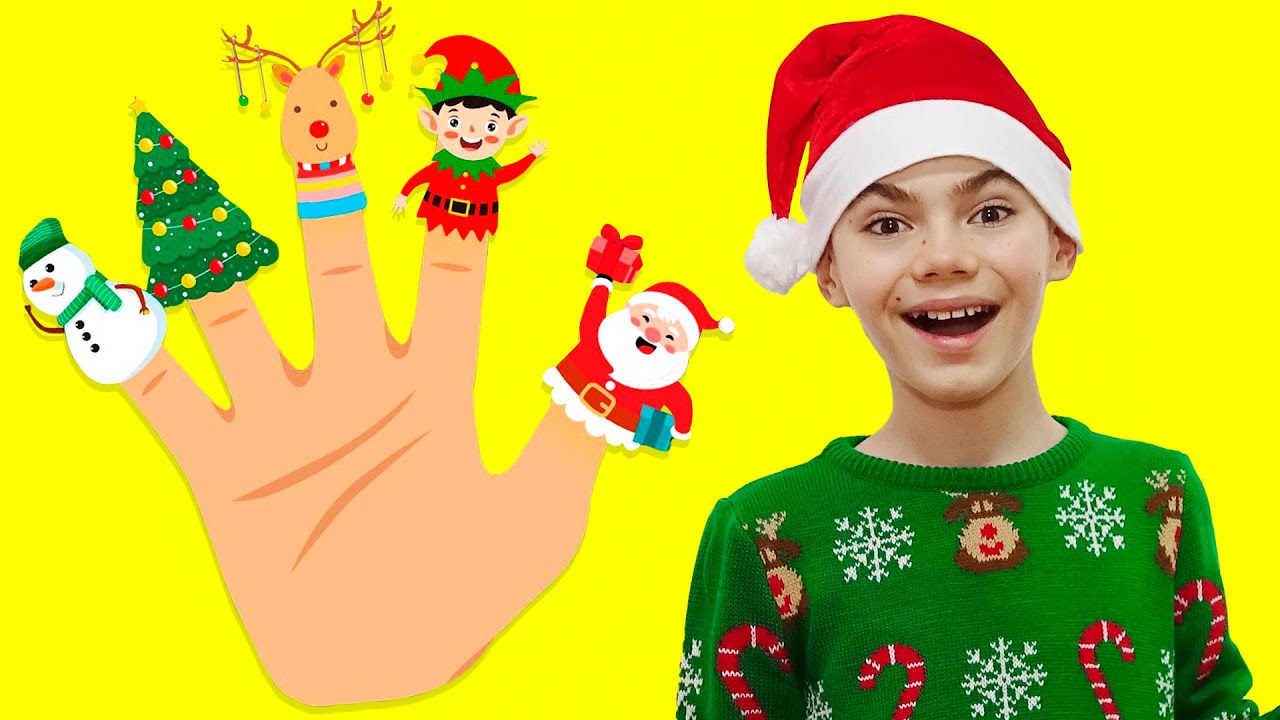 Christmas Finger Family + more Song | Daddy Finger | Kids Songs - YouTube