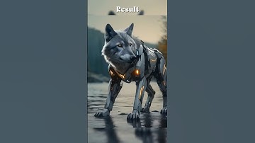 A Robotic Wolf 🦊 Live Ai Generation! Wait For The Result #aianimals #aetherai