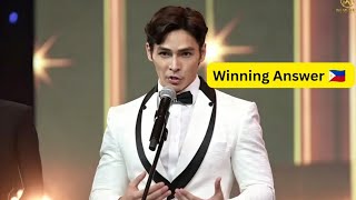 Download lagu Mr. World Philippines 2026 1st Runner-Up Sean Kyle Ortega of Quezon City Winning Answer 