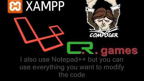 Laravel "Hello World" tutorial using Xampp and Composer