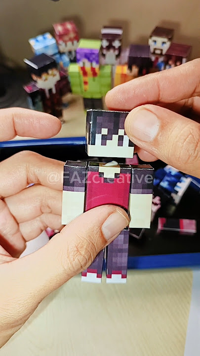 aci GameSpot minecraft skin papercraft #shorts