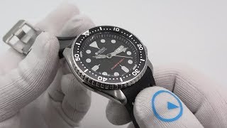 The Ultimate Seiko SKX Rubber Strap Upgrade - Crafter Blue Straps - YouTube