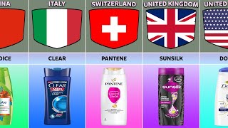 Shampoo Brands From Different Countries