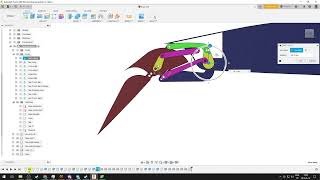 simplified double slotted flaps kinematics