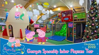 Georges Spaceship Christmas Playzone At Peppa Pig World Dec 2022 4K