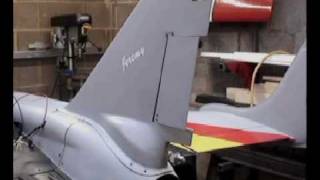 Epervier Drone rudder test.